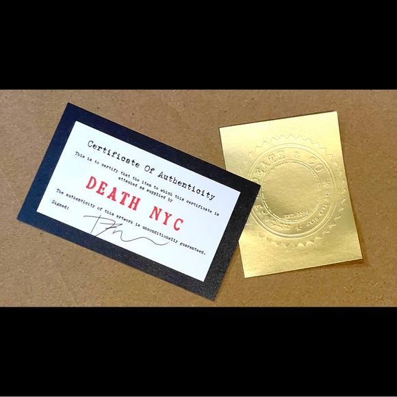 Death NYC 2022 “Campbells Spray Paint” - Ltd Ed 31/100, Signed Original w COA - Picture 5 of 5